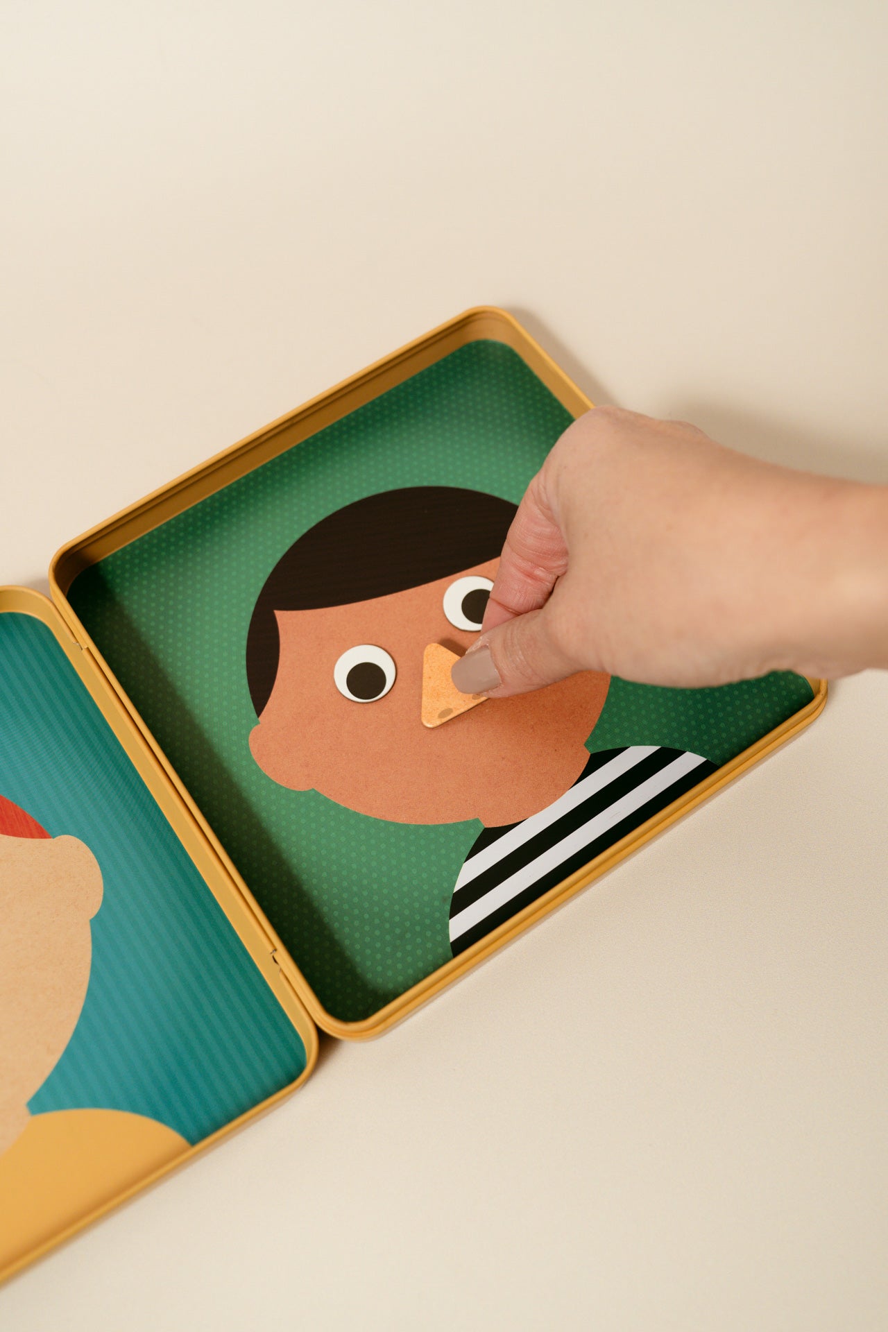 Petit Collage - Funny Faces Magnetic Play Set