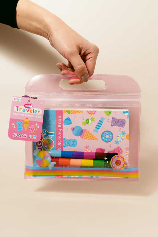 Ooly Mini Traveller Colouring and Activity Kit